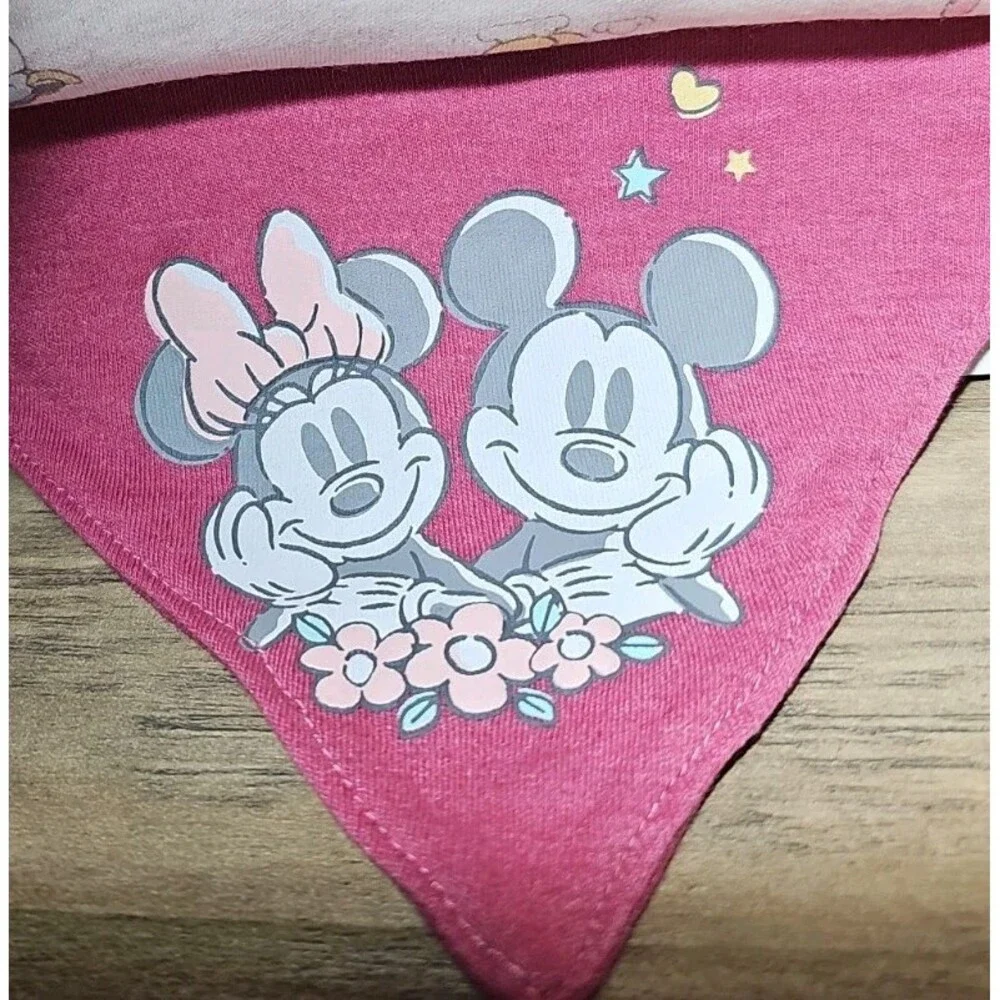 Bibs 3 Pack Disney Baby Minnie & Mickey Mouse Multi Pack Bibs Pack Of 3